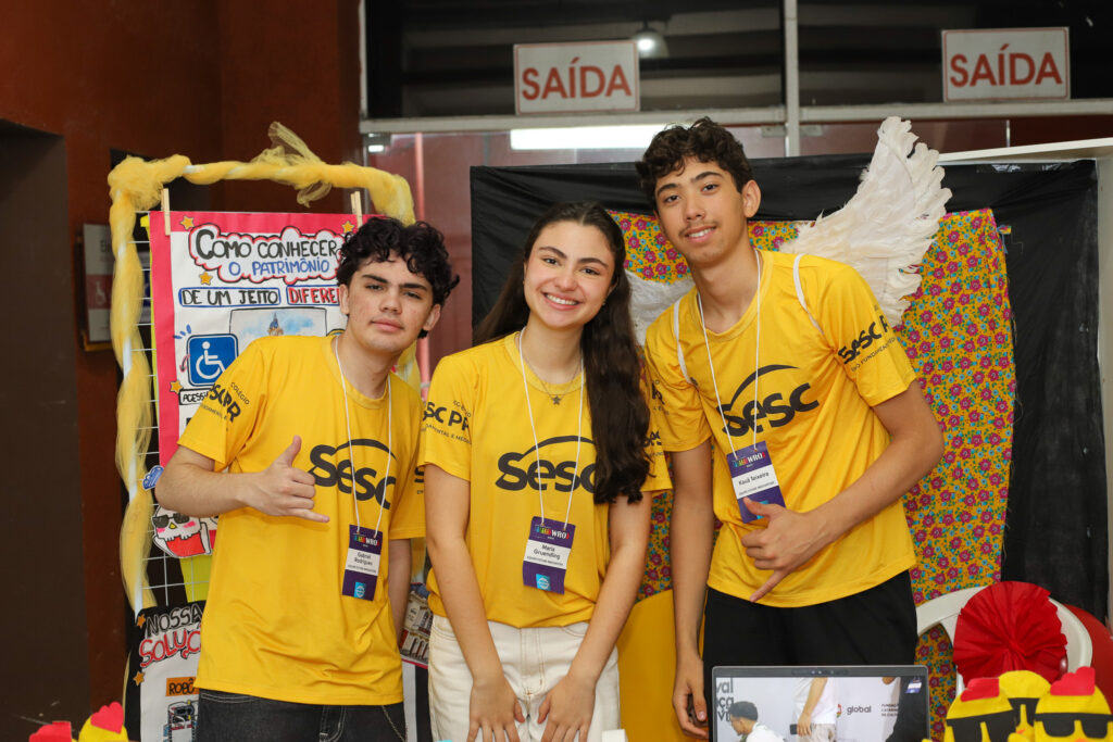 Equipe da WRO Brasil na categoria Future Innovators